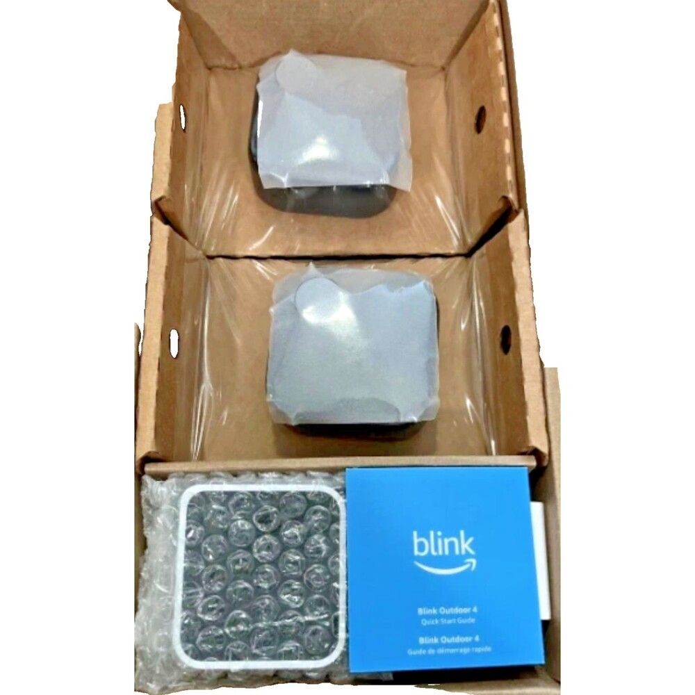2-Blink Outdoor 4 Security Cameras + Sync Module, Amazon Refurbished